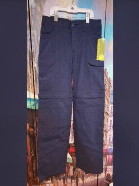 BSA Scouting America Cub Scout Youth Switchback Uniform Pants - Size 8 Navy Blue